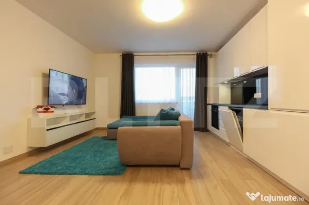 Apartament modern cu 2 camere, încălzire în pardoseală,