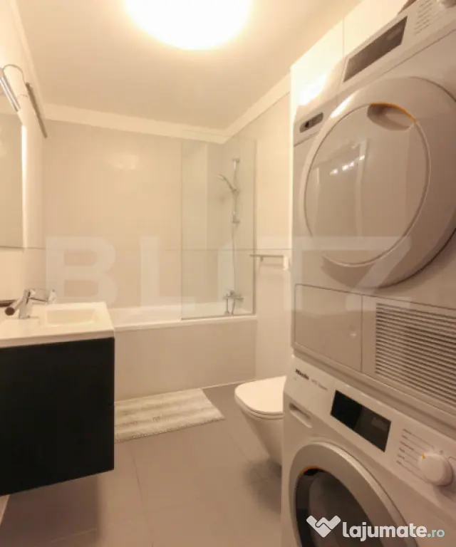 Apartament modern cu 2 camere, încălzire în pardoseală,