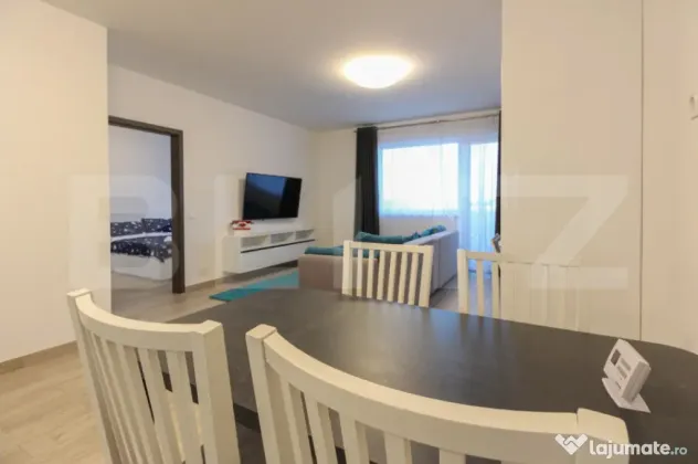 Apartament modern cu 2 camere, încălzire în pardoseală,