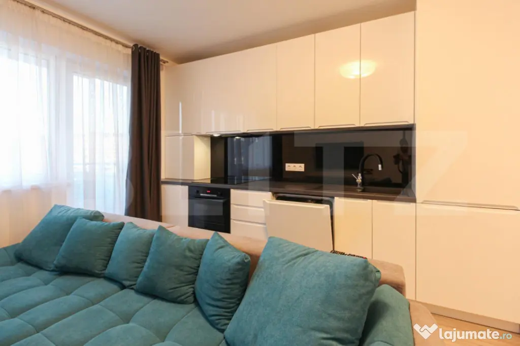 Apartament modern cu 2 camere, încălzire în pardoseală,