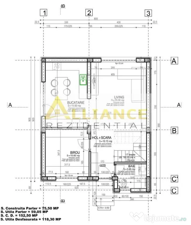 Casa Individuala - 5 camere 3 bai - Teren 300 MP