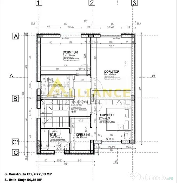 Casa Individuala - 5 camere 3 bai - Teren 300 MP