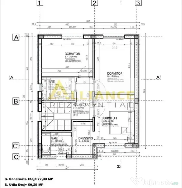 Casa Individuala - 5 camere 3 bai - Teren 300 MP