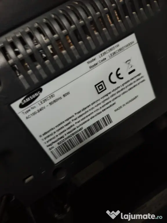 Vand f. urgent tv samsung