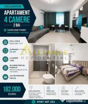 | Apartament 4 Camere | 2 Bai | Cavar Odei Tower | Branco... 