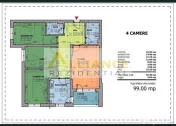 | Apartament 4 Camere | 2 Bai | Cavar Odei Tower | Branco... 