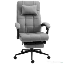 Vinsetto Scaun Ergonomic Rabatabil – Tetiera & Suport Picioare