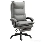Vinsetto Scaun Birou Ergonomic – Masaj 6 Puncte & Reglabil, Gri