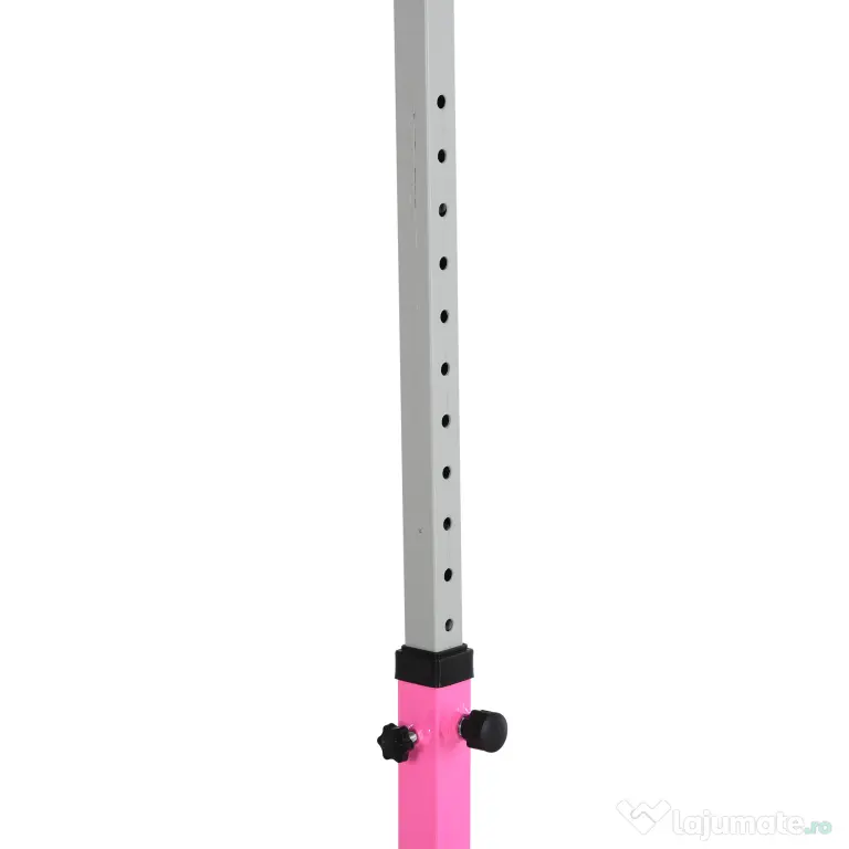Homcom Bara Gimnastica/Balet – 95–145 cm, Reglabila, Roz pentru Copii