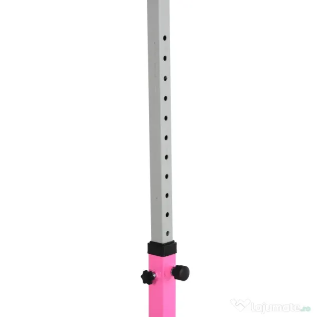 Homcom Bara Gimnastica/Balet – 95–145 cm, Reglabila, Roz pentru Copii