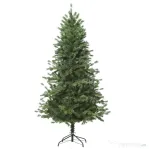 HOMCOM 210cm Brad de Craciun, Pin artificial cu ramuri 934 baza pliabila si detasabila