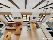 Apartament tip loft cu terasa si incalzire in pardoseala 
