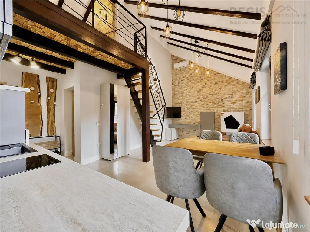 Apartament tip loft cu terasa si incalzire in pardoseala