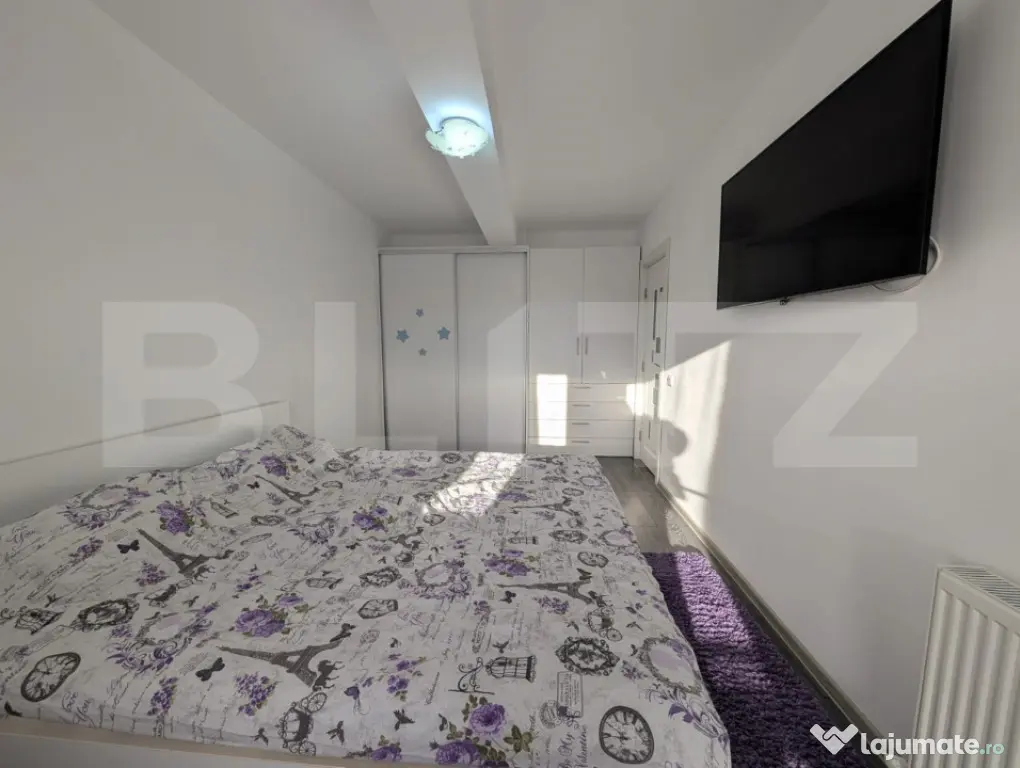 Apartament semidecomandat cu 3 camere, 68 mp utili, zona Ste
