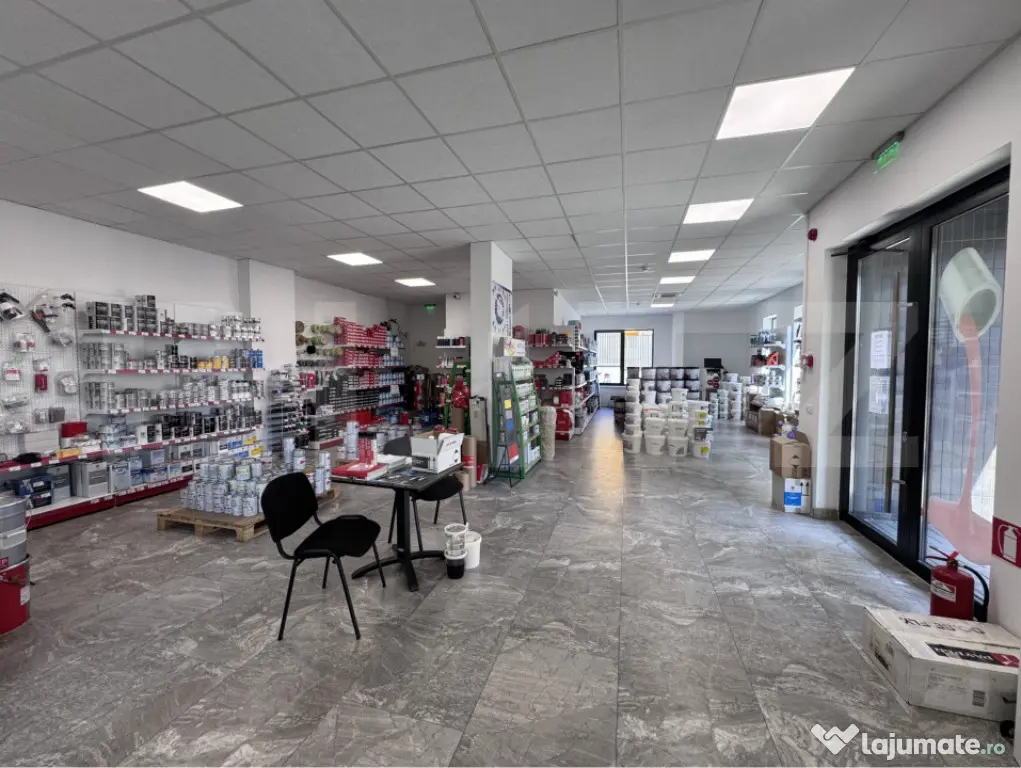 Spațiu comercial premium | 123,97 mp | Vitrină | Parcare p