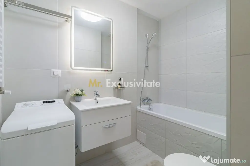Baneasa, Apartament 2 camere cu 2 bai, prima inchiriere