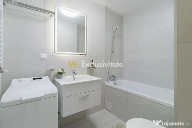 Baneasa, Apartament 2 camere cu 2 bai, prima inchiriere