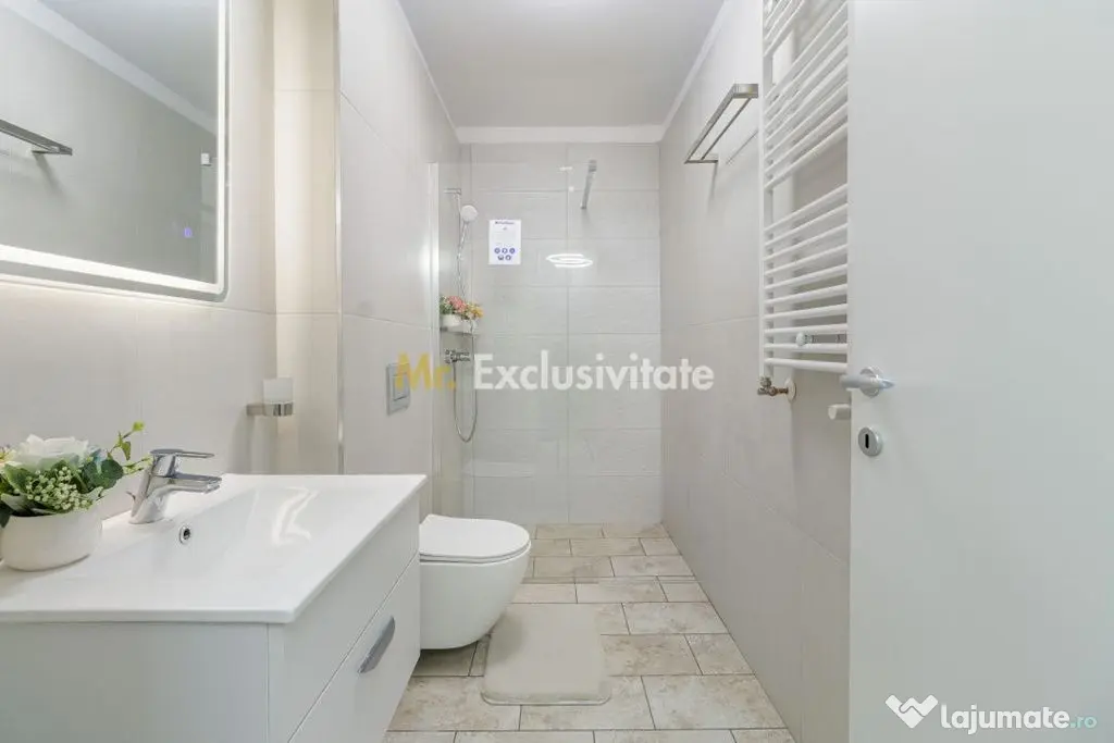 Baneasa, Apartament 2 camere cu 2 bai, prima inchiriere