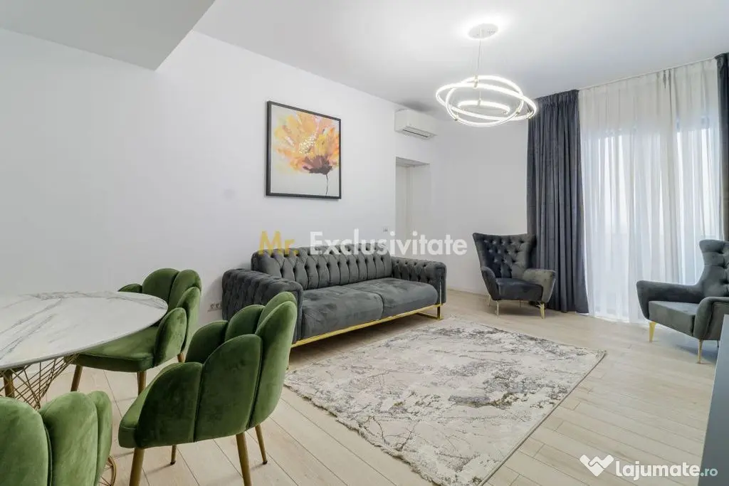 Baneasa, Apartament 2 camere cu 2 bai, prima inchiriere