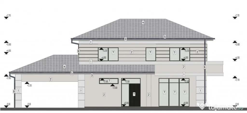 Casa individuala NZEB 4 camere 160 mp in Floresti
