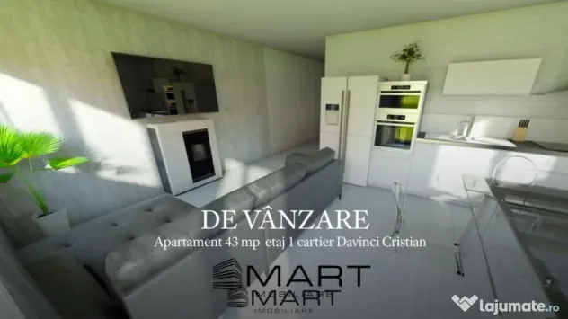 Apartament 43 mp etaj 1 cartier Davinci - Sibiu (Sibiu)