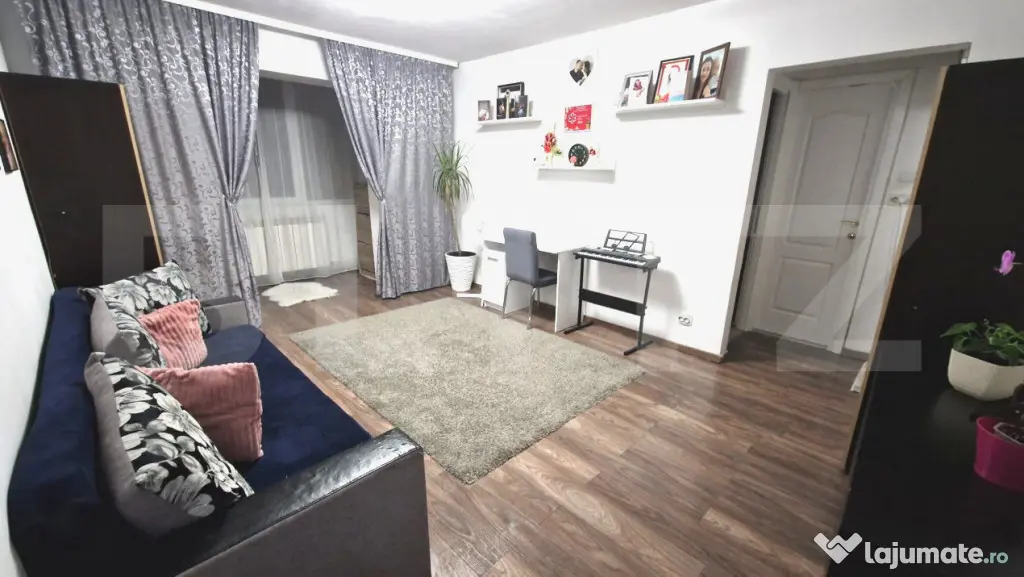 Apartament 2 camere, 42 mp, complet mobilat și utilat – E