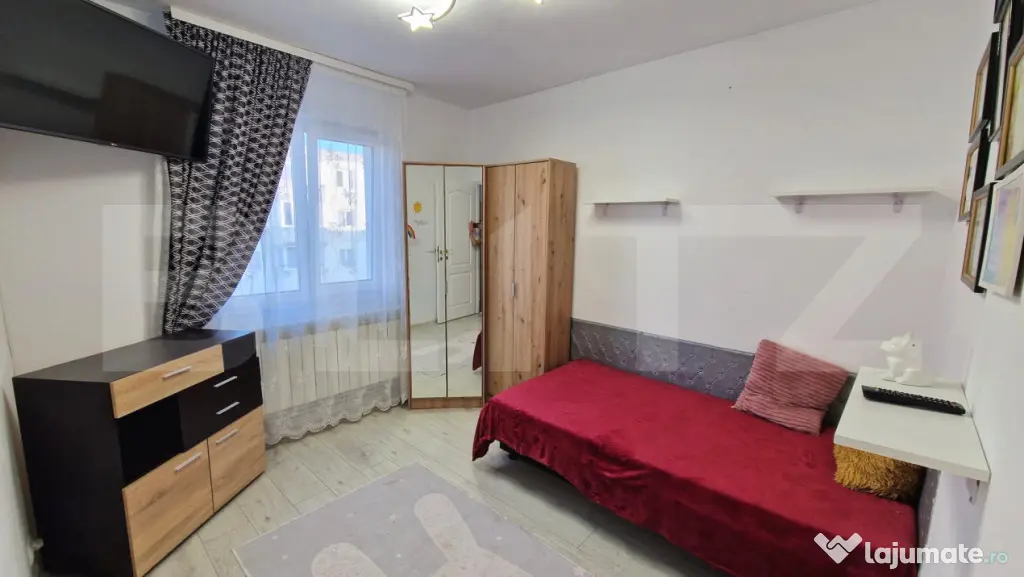 Apartament 2 camere, 42 mp, complet mobilat și utilat – E