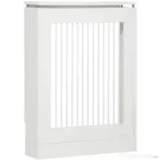 HOMCOM Capac pentru radiator modern din MDF si otel, 60x18x84cm, alb