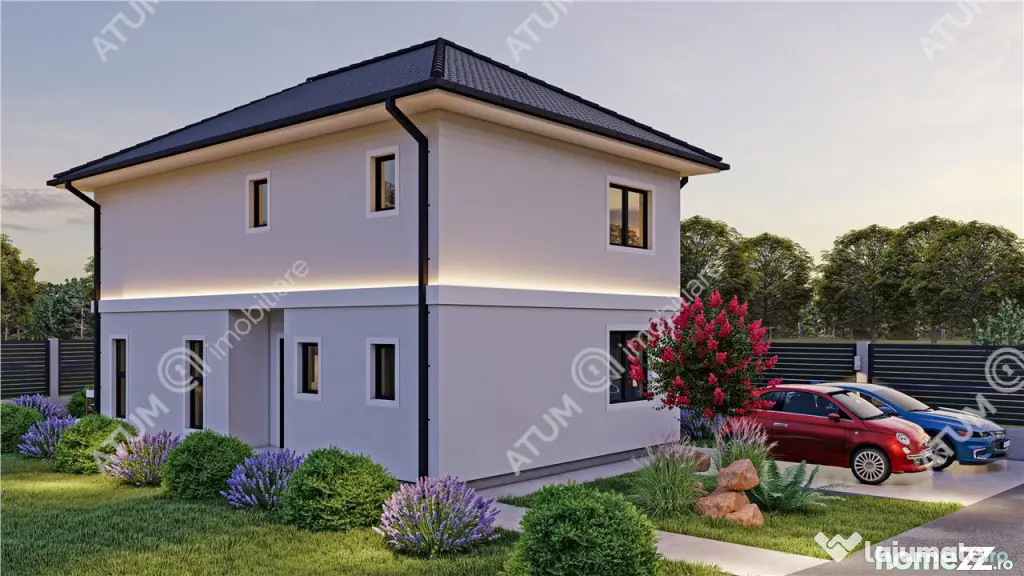Casa individuala la cheie 4 camere decomandate 116 mp utili