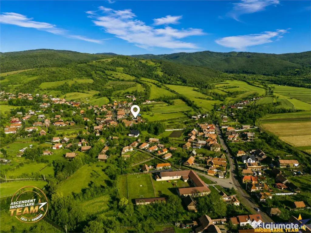 FILM! Domeniu de 6.221mp, livada pomi fructiferi casa si ane