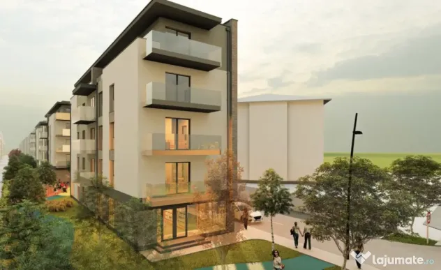 Apartament 2 CAM, SU 42.24 MP, 1 BALCON in zona CETATII