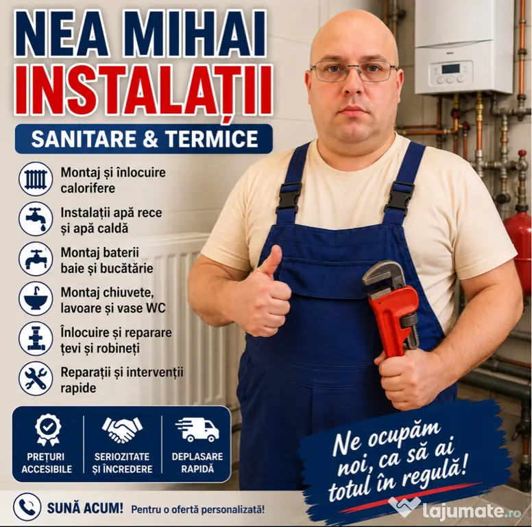 Suntem o echipă mică și serioasă