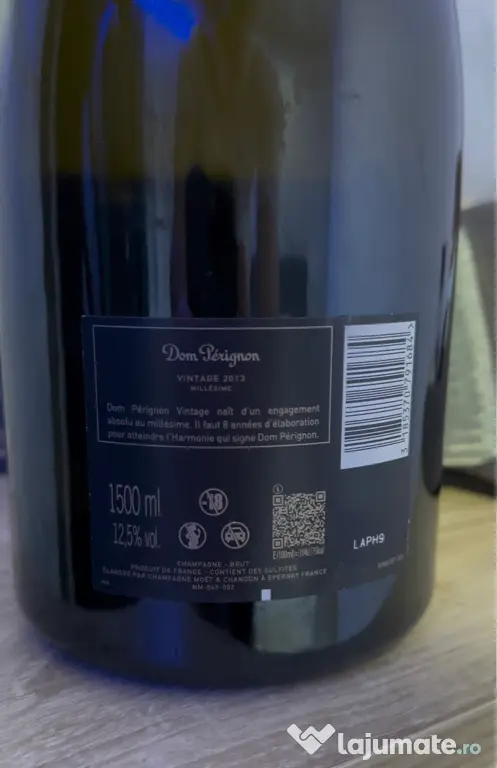Vând Dom Pérignon Vintage 2013 – 1,5 L, 100% originală,