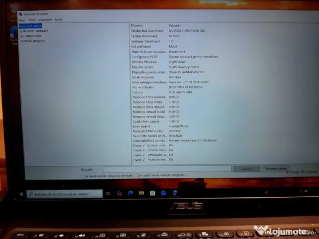 Laptop ASUS procesor gen 11 în cutie