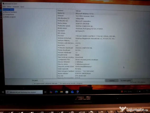 Laptop ASUS procesor gen 11 în cutie