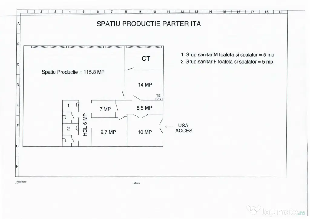 Spatiu Depozitare / Productie / Birouri - Metrou Costin Geor