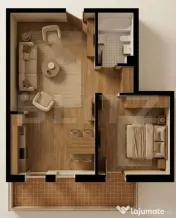 Ap. 2 Camere Spațios 49.6 mp + Balcon | Burdujeni | Rate 35 