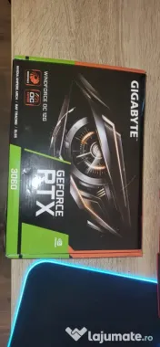 Placă Video GIGABYTE GeForce RTX 3060 WINDFORCE OC, 12GB GDDR6, 192-bit