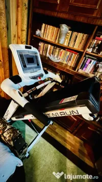 Bandă de alergare electrică TECHFIT Run N1 Fashion. Pliabila si cu Înclinare