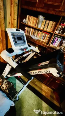 Bandă de alergare electrică TECHFIT Run N1 Fashion. Pliabila si cu Înclinare