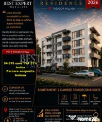3 Camere | Bloc Boutique | Pallady | Parcare Acoperită | Av
