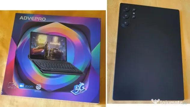 Tableta de 11.6”, procesor Snapdragon, 16 GB RAM, 512 GB ROM, garantie