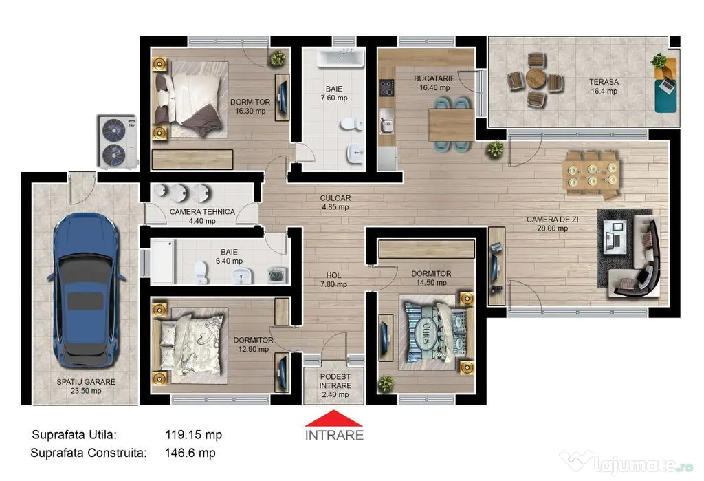 Casa individuala 4 camere finalizata intabulata Cartier I...
