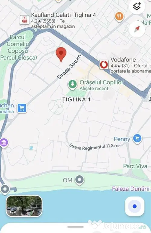 De inchiriat apartament cu 2 camere Tiglina 1, etaj 1, 40...