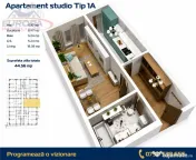 Garsoniera zona C5 in BLOC NOU