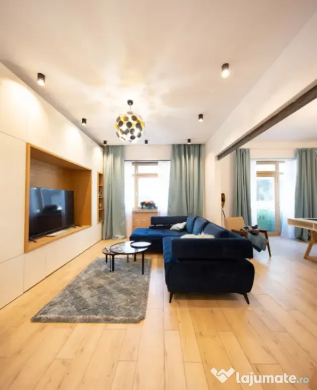 Apartament la curte comuna, 3 camere, 76MP, superfinisat, zo