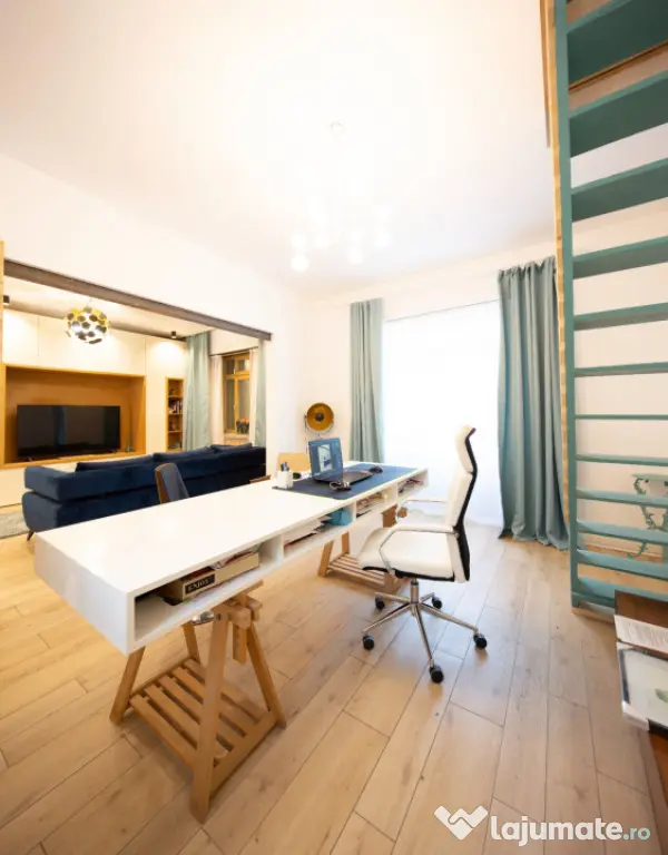 Apartament la curte comuna, 3 camere, 76MP, superfinisat, zo