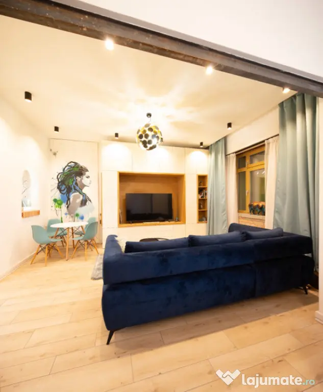 Apartament la curte comuna, 3 camere, 76MP, superfinisat, zo