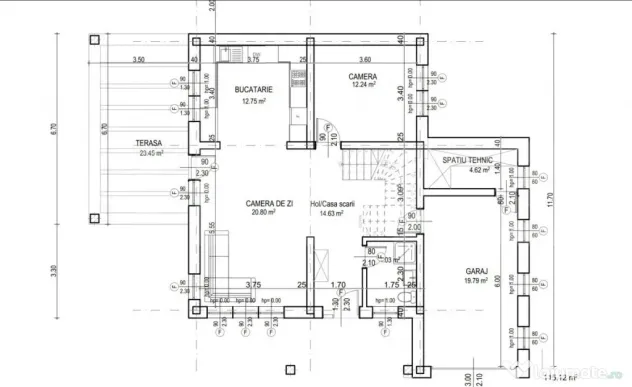 Proiect in execuție! Casă individuală,4 camere,3 băi,gar