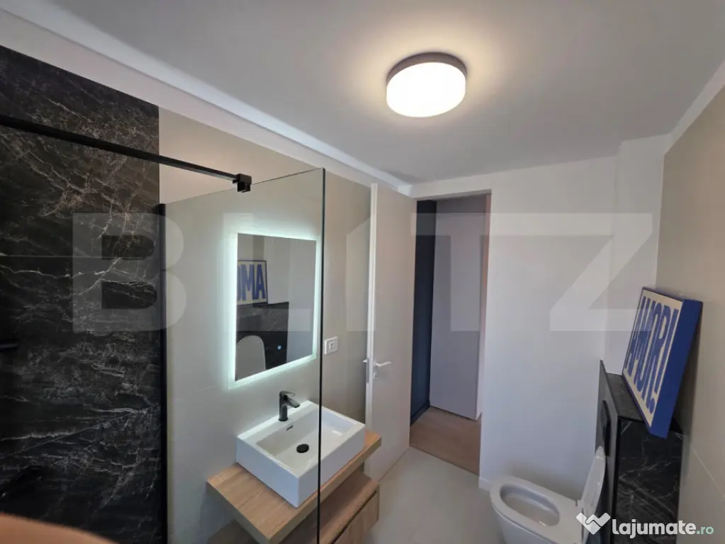Apartament premium cu 2 camere, prima inchiriere ,Bucegi Res